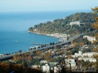 панорама побережья Хосты